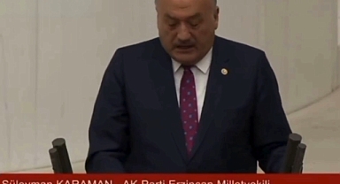 AKP'li Karaman'dan Meclis Kürsüsünde Otel Reklamı