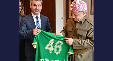 Kürtçü Amedspor'dan, Aşiret Lideri Barzani'ye Ziyaret