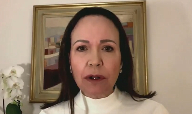 Venezuelalı Sözde Muhalif Lider Machado'dan Trump'a 'Beni Başkan Yap' Mesajı