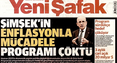 AKP Destekçisi Yeni Şafak'tan Mehmet Şimşek'e Sert Ekonomi Eleştirisi: 'Program Çöktü'