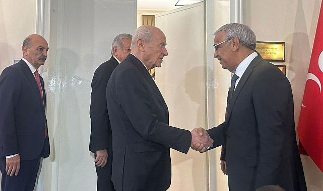 Kürtçü DEM'in İmralı Ulakları, AKP Ortağı Devlet Bahçeli'yi Ziyaret Etti