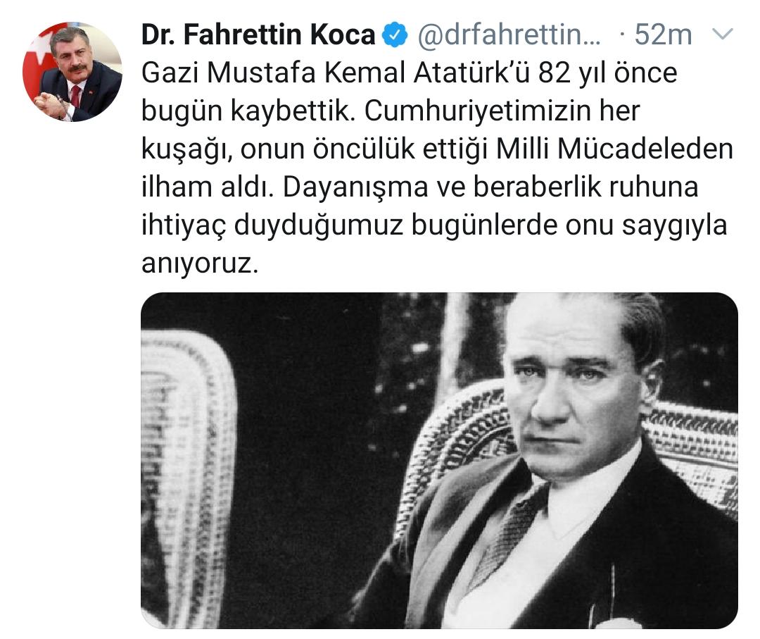 Bakan Koca Tepkiler Üzerine Yeni Bir Paylaşımda Bulundu