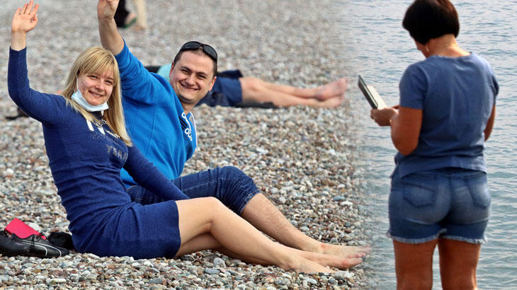 Vatandaş Karantinada Turistler Plajlarda