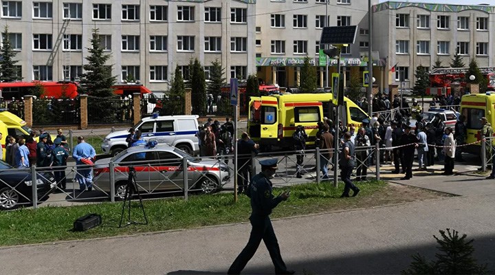 Tataristan'ın Başkenti Kazan'da Bir Okula Silahlı Saldırı Düzenlendi