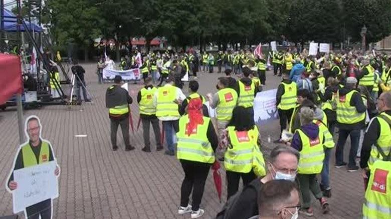 Almanya'da Market ve Mağaza Çalışanları Grevde