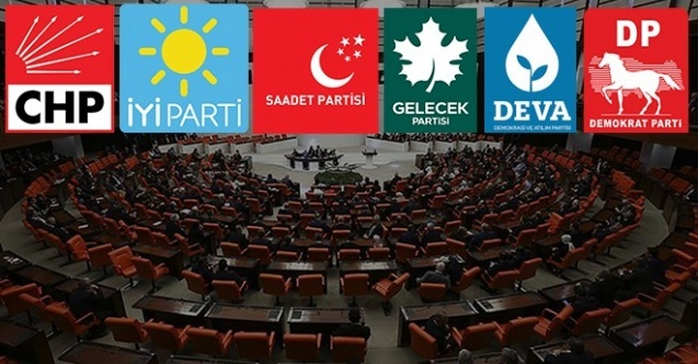 6 Parti Mutabık: Cumhurbaşkanı 2 Yıl Görevde Kalacak