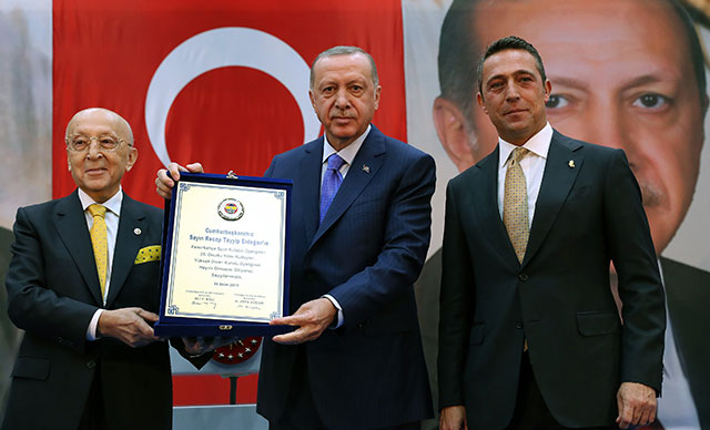 Erdoğan Fenerbahçe Yüksek Divan Kurulu Üyesi Oldu