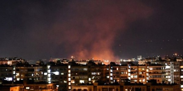 Şam'da Rejime Ait Noktalar Vuruldu! Esad İsrail'i İşaret Ediyor