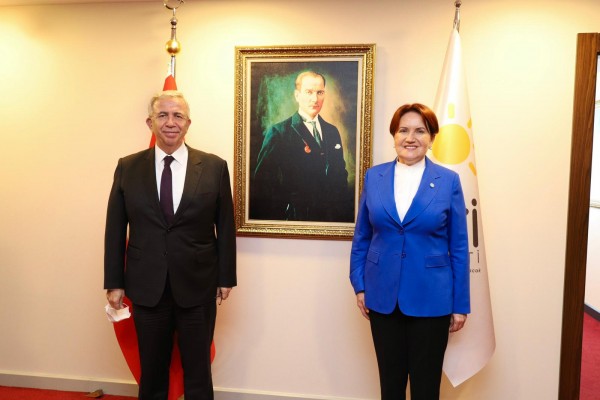 ABB Başkanı Yavaş'tan Akşener'e Hayırlı Olsun Ziyareti