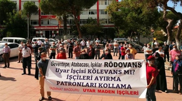 Ankara'ya Yürümek İsteyen Soma Maden İşçileri Gözaltına Alındı