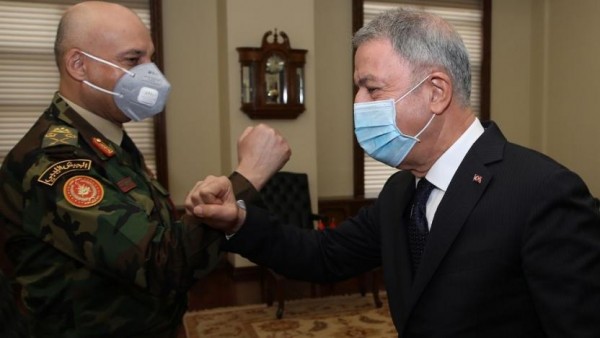Hulusi Akar Libya Genelkurmay Başkanı'nı Kabul Etti