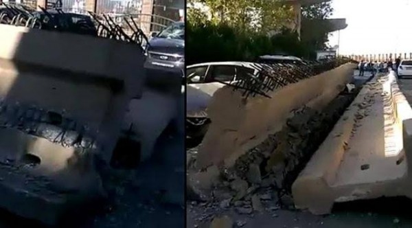İzmir'deki Depremde Viyadük Çöktü