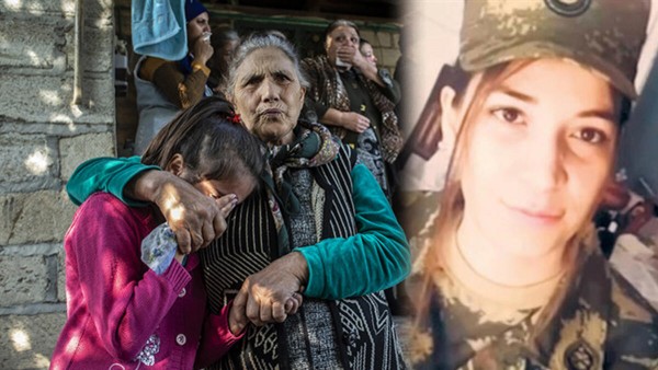 Karabağ'daki İlk Kadın Şehidimiz 'Areste Bakhishova' Toprağa Verildi
