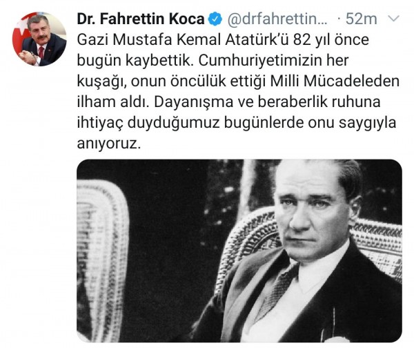 Bakan Koca Tepkiler Üzerine Yeni Bir Paylaşımda Bulundu
