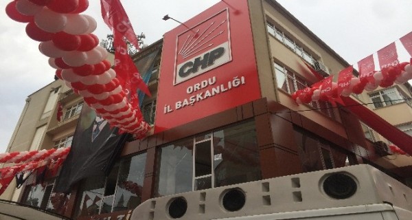 CHP Ordu İl Başkanlığı Çin Virüsü Sebebiyle Kapatıldı