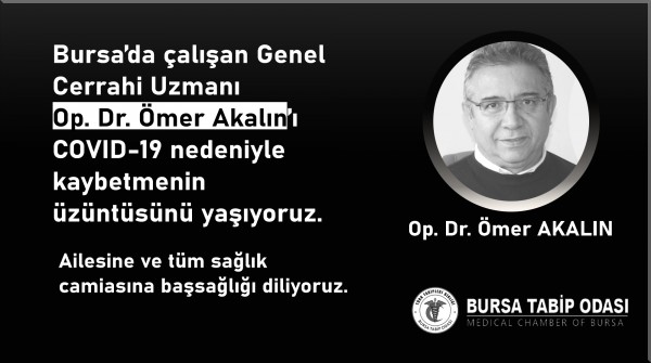 Bir Sağlık Çalışanı Daha Çin Virüsü Sebebiyle Hayatını Kaybetti