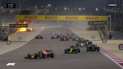 F1 Bahreyn GP'de Korkutan Kaza