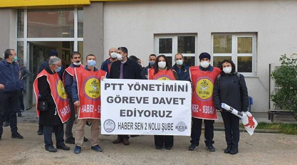 PTT Çalışanlarından Eylem: Çalışma Koşulları Bizi Öldürüyor