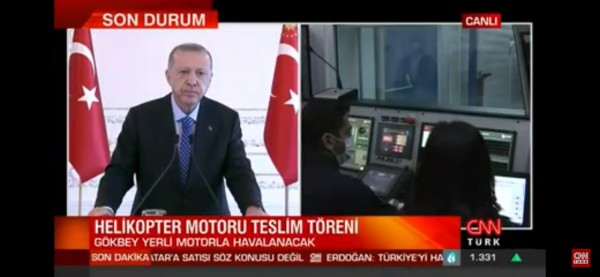 'İlk Milli Helikopter Motoru Teslim Töreni'nde Uzun Süre Motor Çalışmadı