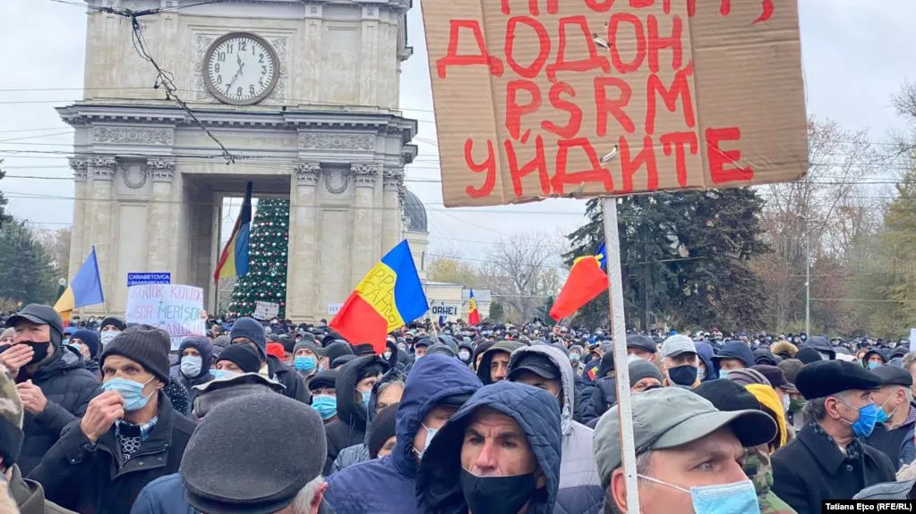 Moldova'da Halk Hükumetin İstifasını Talep Etti