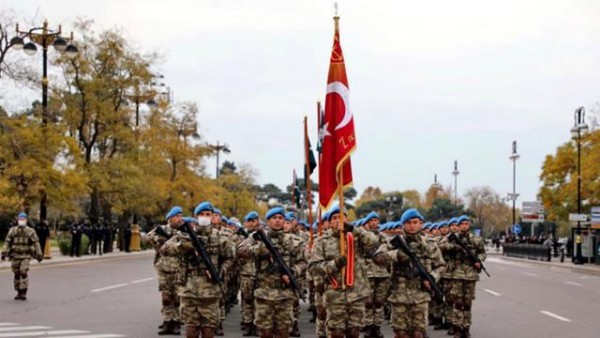 TSK 10 Aralık Zafer Töreni İçin Azerbaycan'da