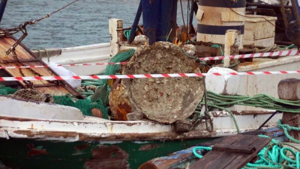 Balıkçıların Ağına 1. Dünya Savaşı'ndan Kalma Mayın Takıldı