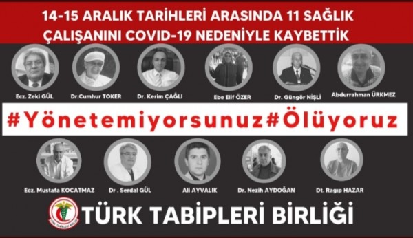 İki Günde 11 Sağlık Personeli Çin Virüsü Sebebiyle Hayatını Kaybetti