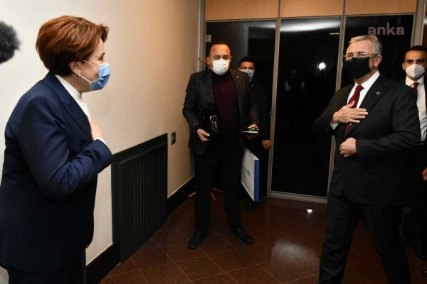 Mansur Yavaş Meral Akşener'i Ziyaret Etti
