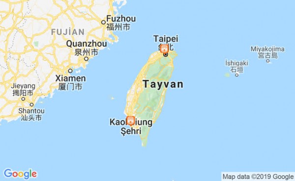 Tayvan'da 5.7 Büyüklüğünde Deprem