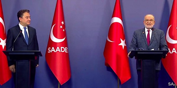 Temel Karamollaoğlu ile Ali Babacan Ortak Basın Toplantısı Düzenledi