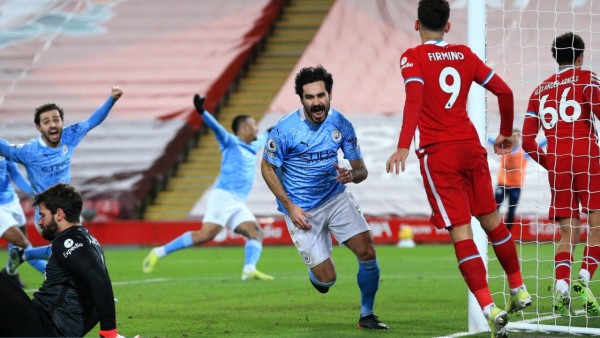 İlkay Gündoğan Anfield'da Şov Yaptı: 4-1 
