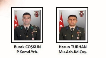 2 Kahraman Türk Askeri Irak'ın Kuzeyinde Şehit Düştü