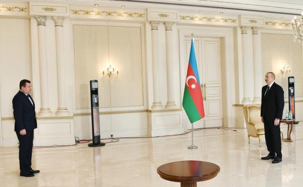 Aliyev Yeni Belarus Elçisinin Güven Mektubunu Kabul Etti