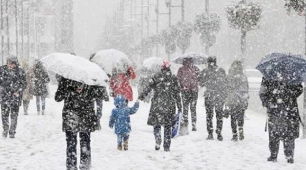 4 İl İçin Yoğun Kar Yağışı Uyarısı