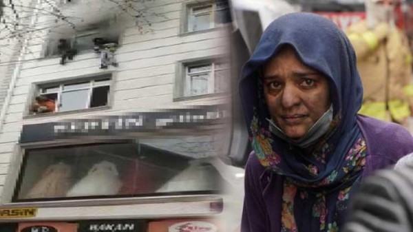 Esenler'de Yangın: Çaresiz Anne Çocuklarını Camdan Aşağı Attı