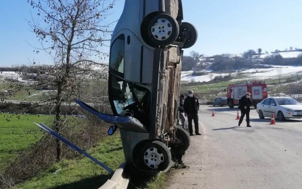 Kocaeli'de Bir Garip Kaza: 1 Yaralı 