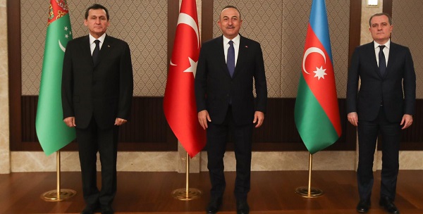 Türkiye-Azerbaycan-Türkmenistan Dışişleri Bakanları Toplantısı