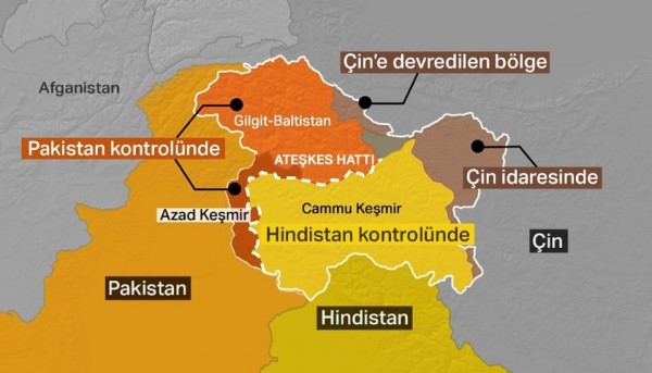 Hindistan ve Pakistan Keşmir'de Ateşkes İlan Etti