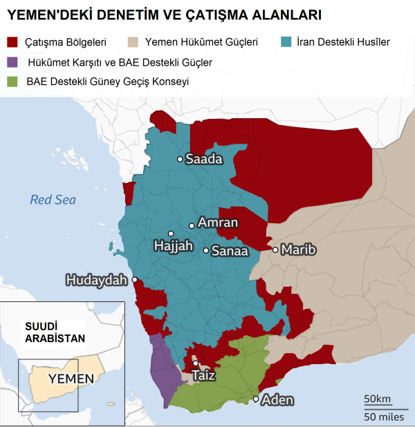 Yemen'deki Çatışmalar Sürüyor
