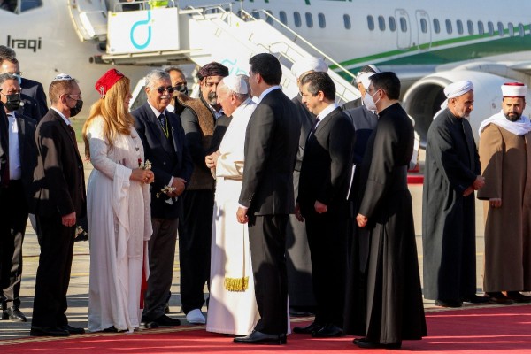 Papa Francis Irak Turu Kapsamında Erbil'e Gitti