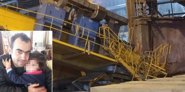 Üzerine Vinç Kabini Düşen İşçi Hayatını Kaybetti