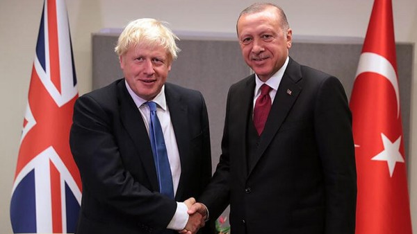 Erdoğan, Boris Johnson ile Telefonda Görüştü