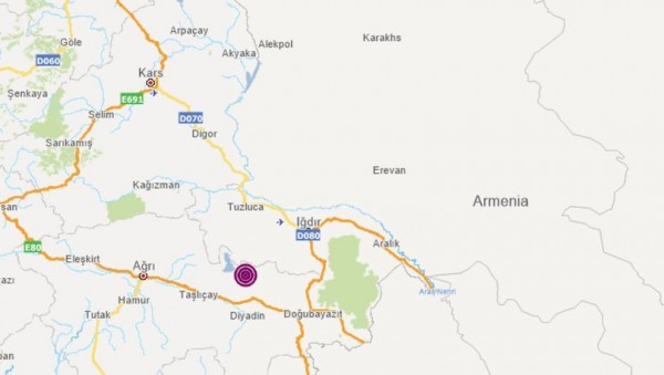 Ağrı'da Deprem!
