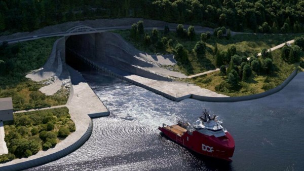 Norveç'te Dünyanın İlk Gemi Tüneli İnşa Edilecek