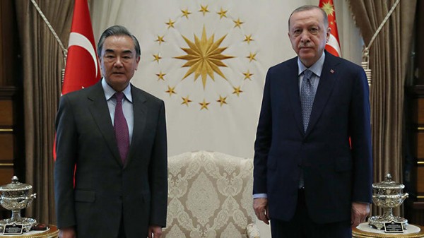 Erdoğan, Çin Dışişleri Bakanı Wang Yi ile Görüştü