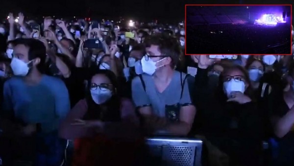 İspanya'da Pandemi Şartlarında Konser Deneyi: Binlerce Kişi Katıldı