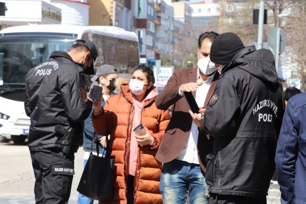 Vaka Yoğunluğu Lideri Samsun'a Polis Ordusu