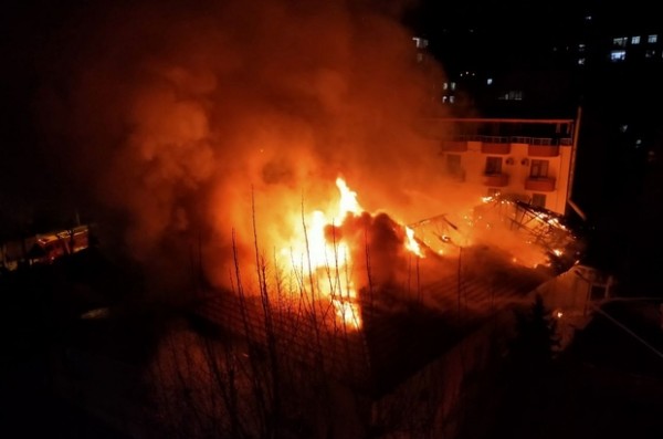 Kahramanmaraş’ta Askeri Kışlada Yangın