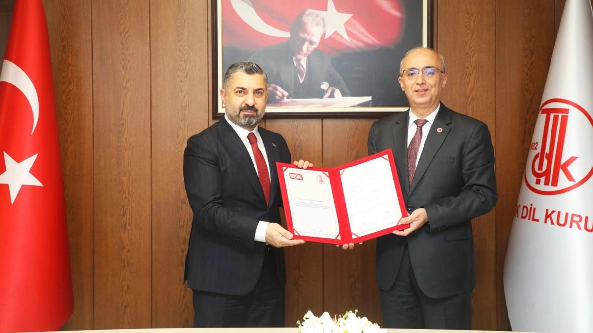RTÜK ve TDK ''Güzel Türkçe Kullanımı'' İçin İş Birliği Protokolü İmzaladı 