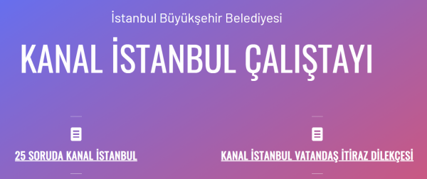 Kanal İstanbul'a İtiraz Süreci 24 Nisan'a Kadar Sürecek